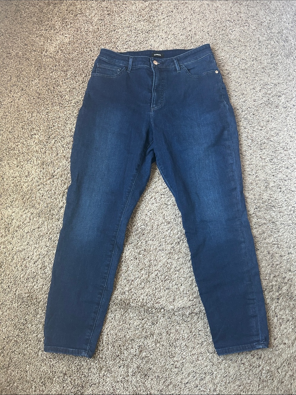 Express Women’s Dark Blue Skinny Jeans
